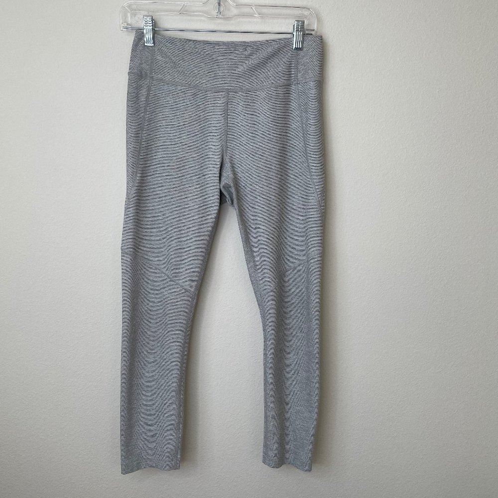 Outdoor Voices Heathered Gray Active Running Yoga Legging Tight